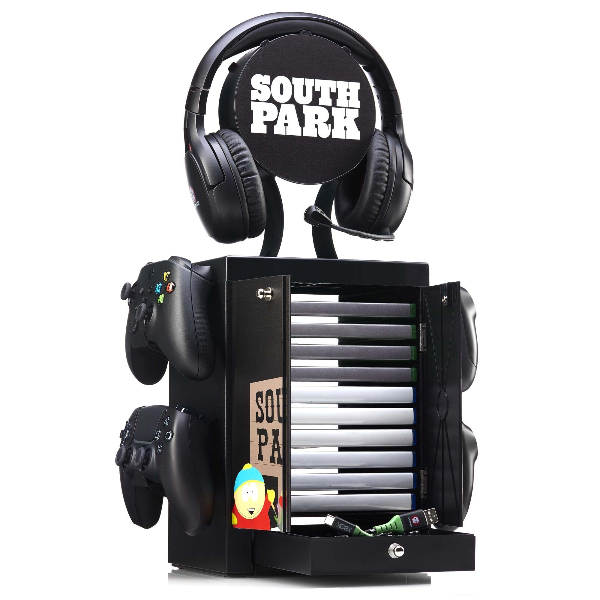 Numskull - Meuble de rangement inspiré de South Park pour gamer - flash vidéo