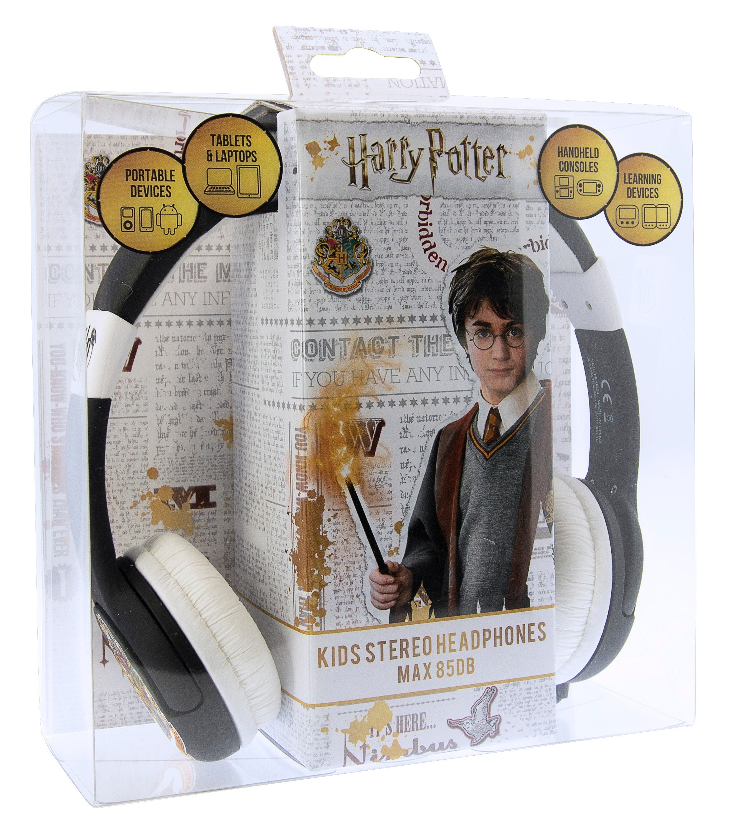 Harry Potter - Casque audio Blason de Poudlard pour enfants - flash vidéo