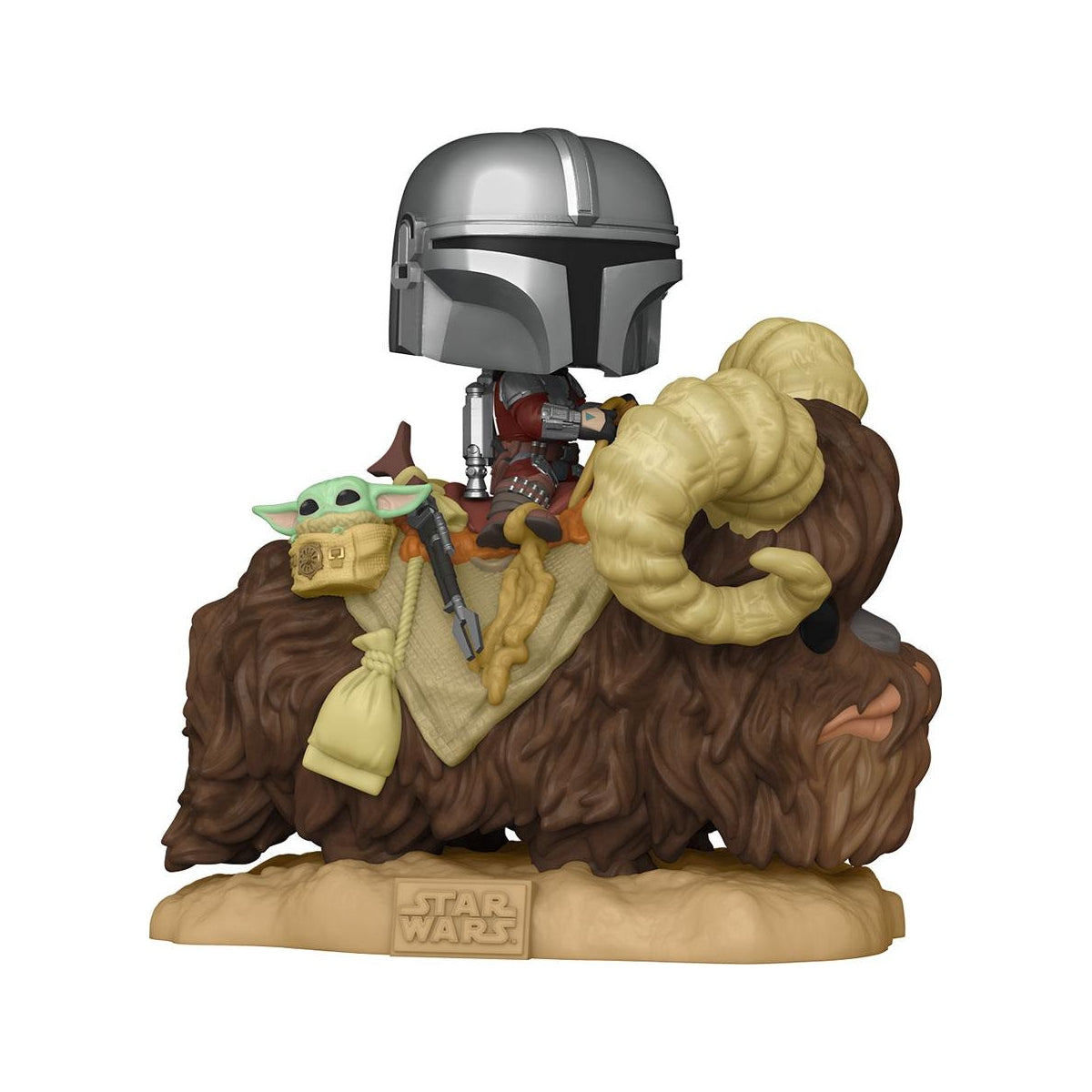 Funko Pop! Deluxe: The Mandalorian - The Mandalorian & The Child on Bantha ENG Merchandising - flash vidéo