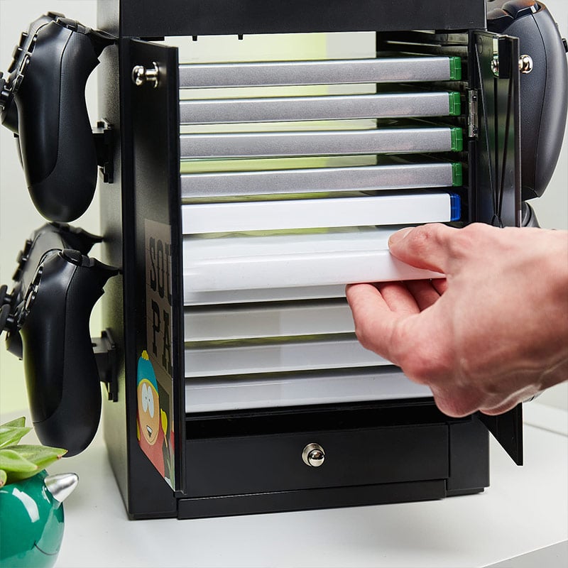 Numskull - Meuble de rangement inspiré de South Park pour gamer - flash vidéo