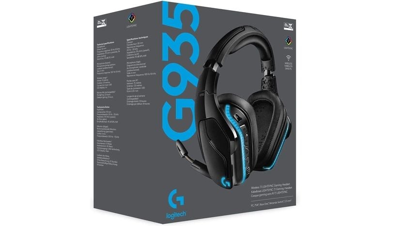 Logitech Casque de jeu sans fil Lightsync 7.1 Surround G935 pour PC, PS4, Xbox One et Switch - flash vidéo