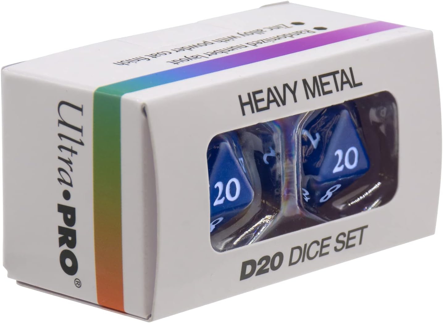 Ultra Pro - Vivid Heavy Metal D20 : Bleu - flash vidéo