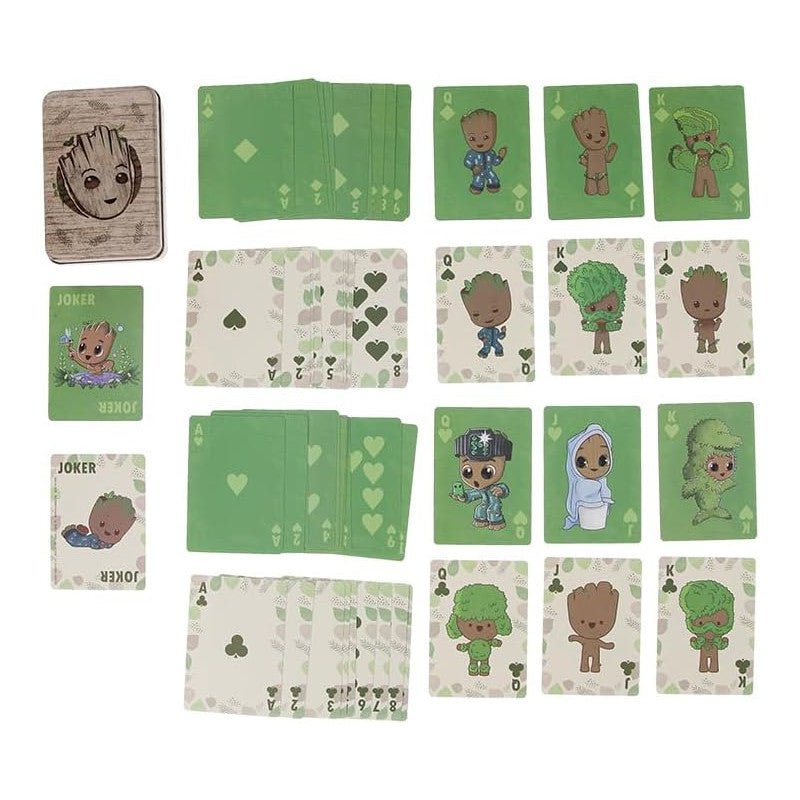 Marvel - Les Gardiens de la Galaxie - Cartes à jouer Groot - flash vidéo