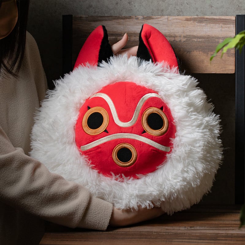 Ghibli - Princesse Mononoké - Coussin Nakayoshi masque de San - flash vidéo