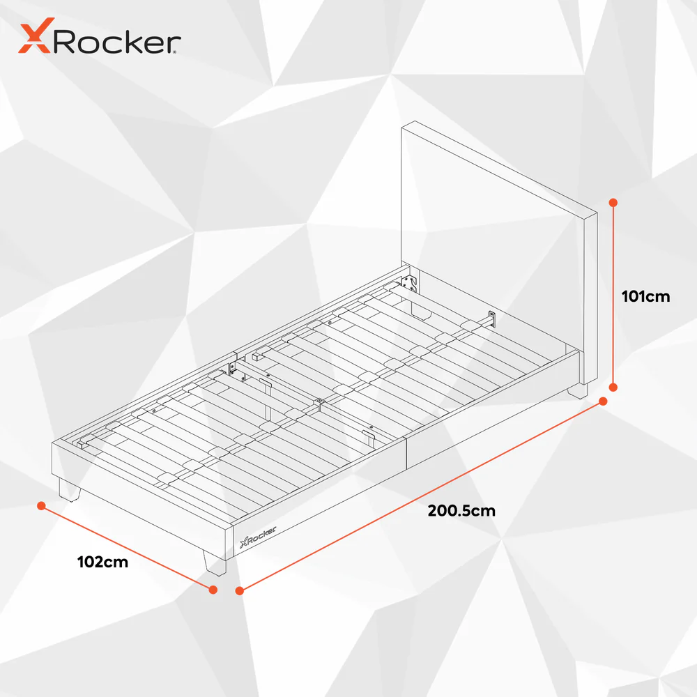 X Rocker - Lit de jeu Super Mario Bros Rouge - flash vidéo