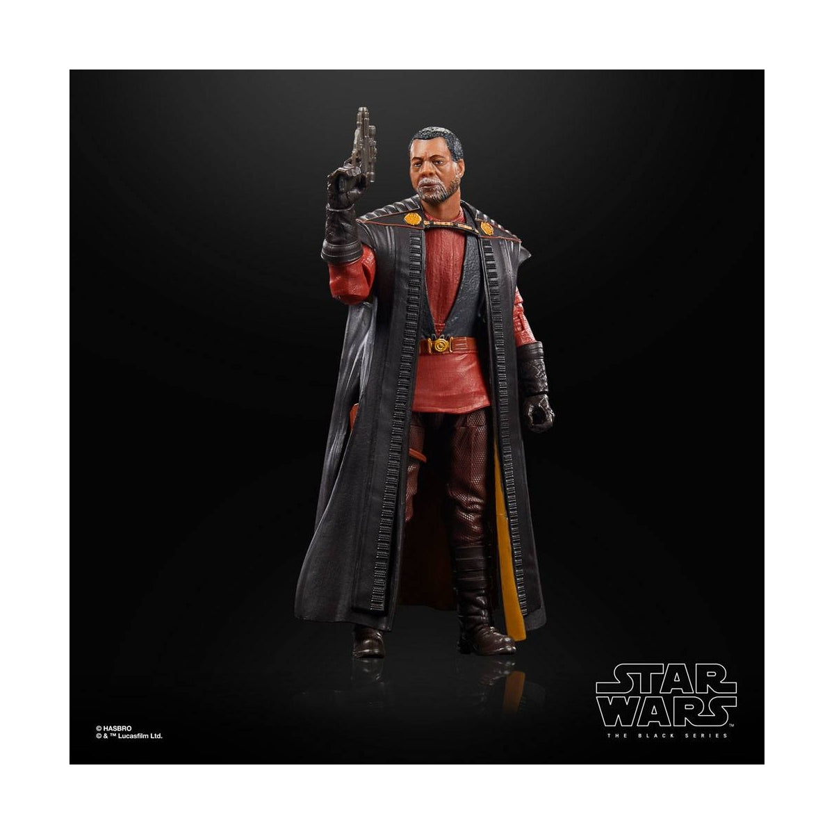 Star Wars The Black Series - Figurine d'action du magistrat Greef Karga 15cm - flash vidéo