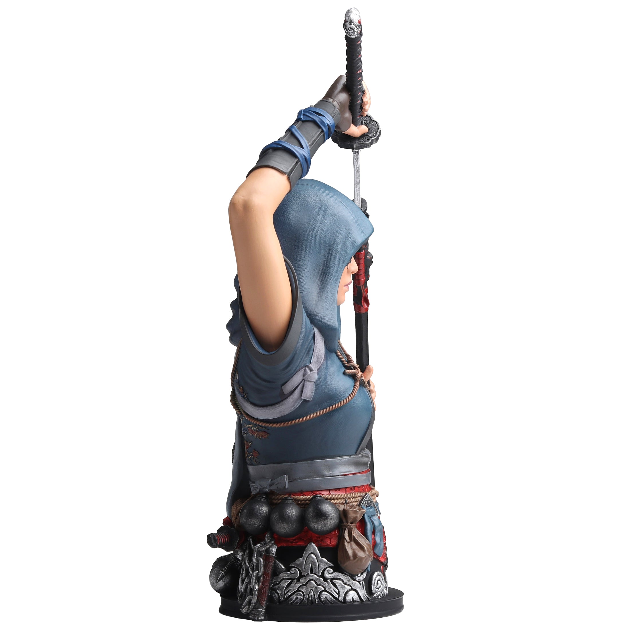 Nemesis Now - Assassin's Creed Shadow - Buste de Naoe 30cm - flash vidéo