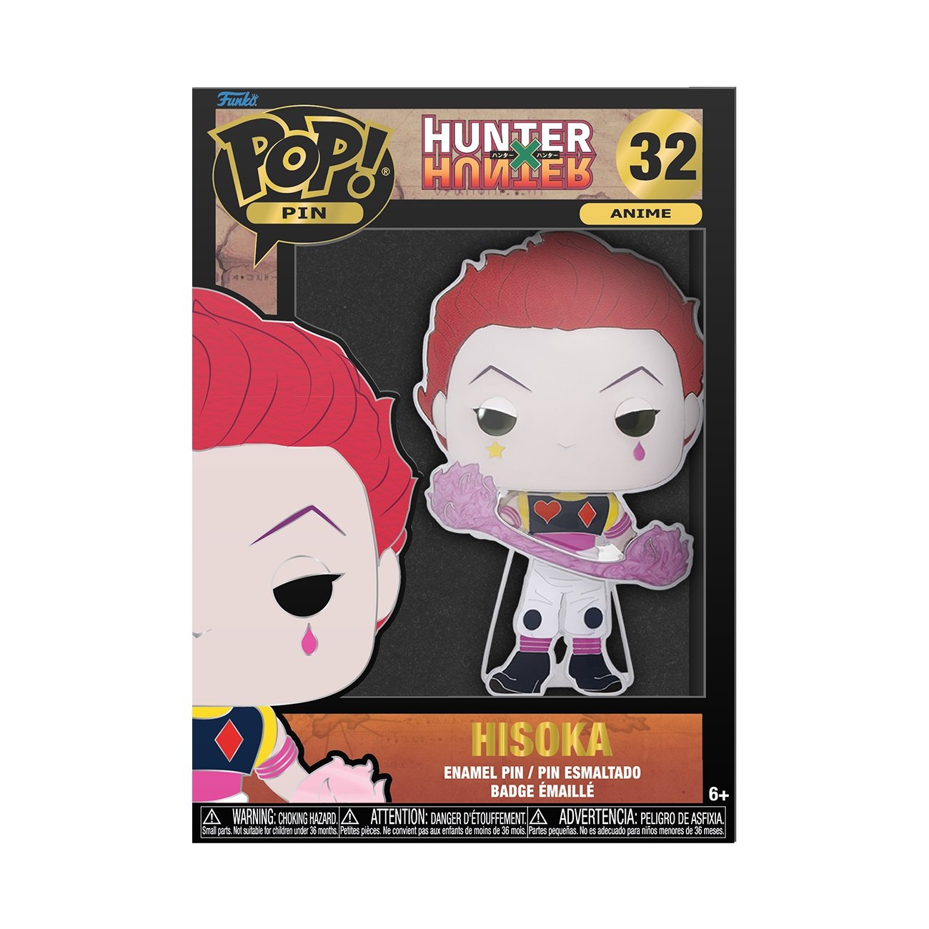 Funko Pop! Pin: Hunter x Hunter - Hisoka - flash vidéo