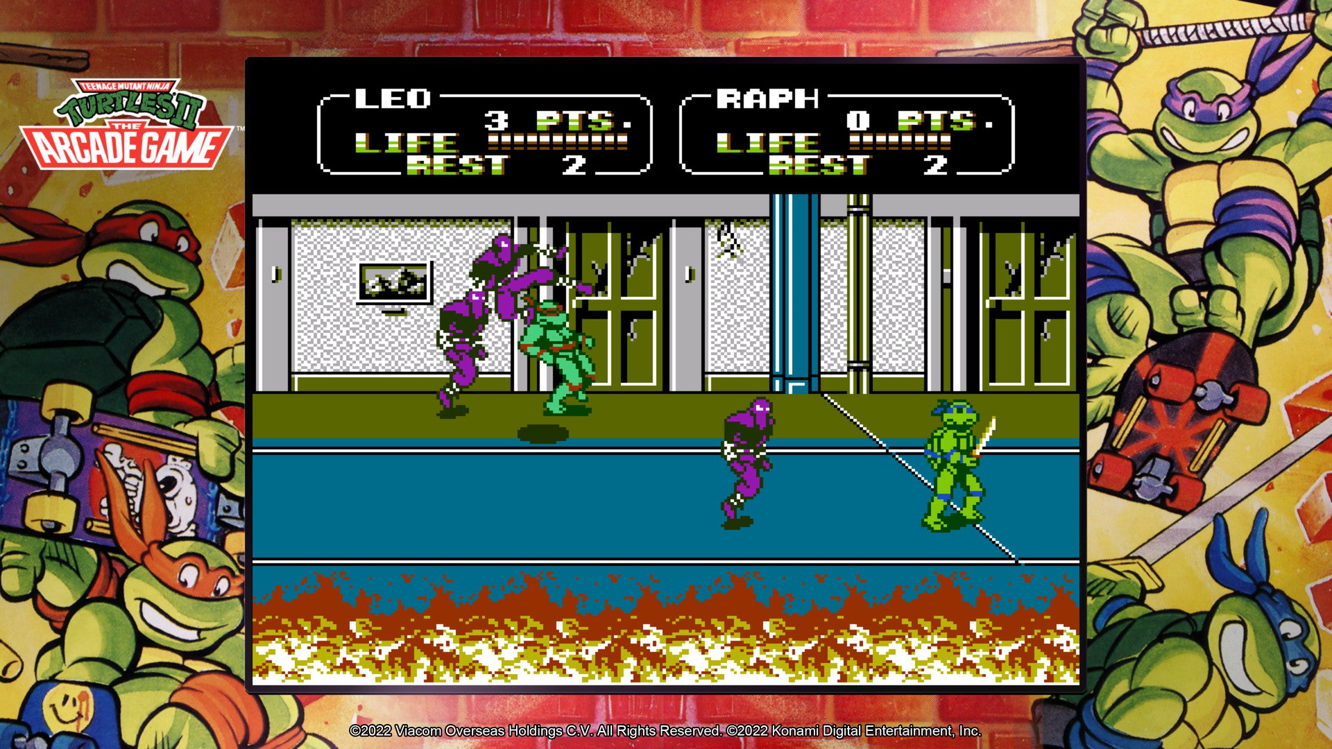 Teenage Mutant Ninja Turtles : The Cowabunga Collection - flash vidéo
