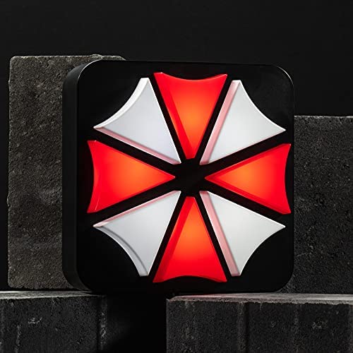 Resident Evil - Lampe de bureau / Applique murale 3D Logo d'Umbrella Corporation - flash vidéo