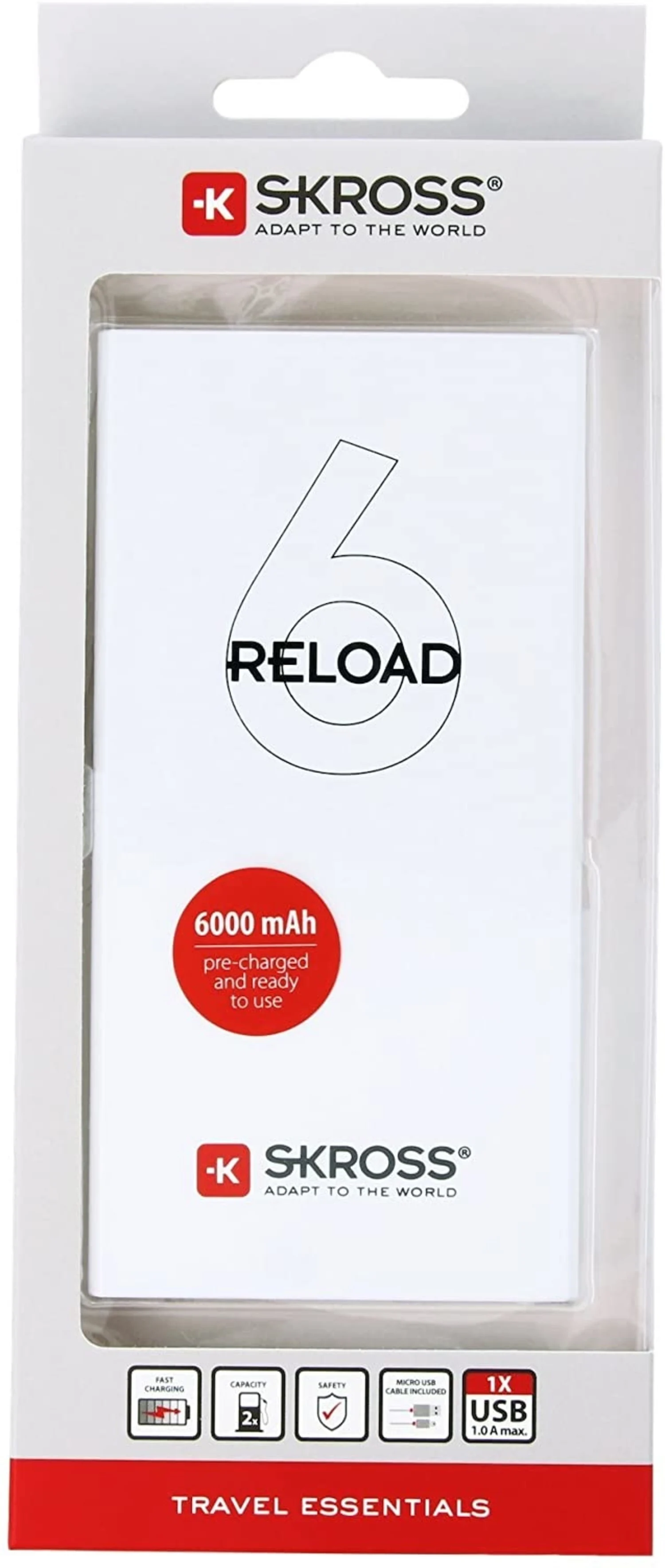 Skross Reload 6 Power Bank 6000mAh - flash vidéo