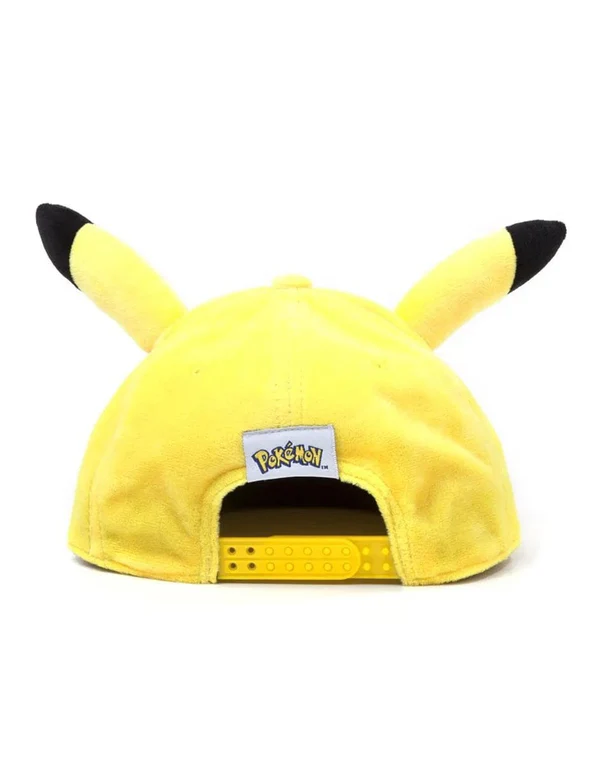 Pokémon - Casquette Peluche Snapback "Pikachu" - flash vidéo