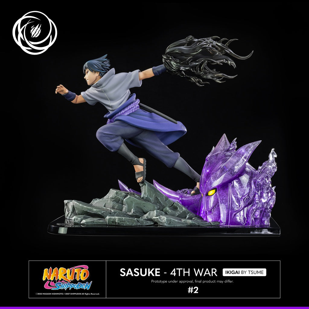 Naruto Shippuden - Statue IKIGAI Sasuke 4th War - flash vidéo