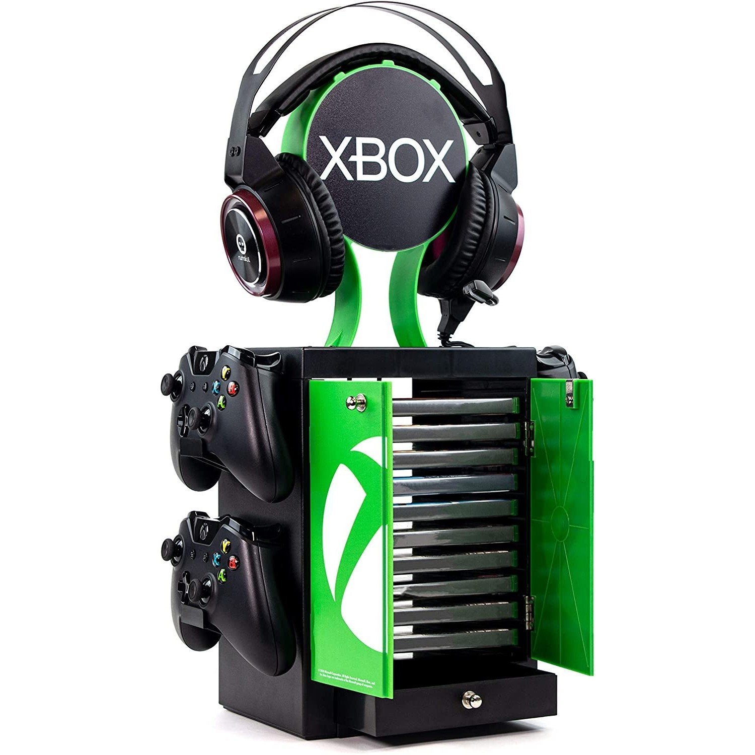 Xbox - Meuble de rangement officiel Logo Xbox pour gamer - flash vidéo