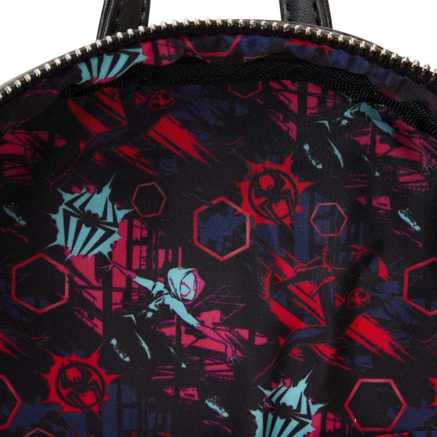 Loungefly: Marvel - Across the Spiderverse Lenticular Mini Backpack - flash vidéo
