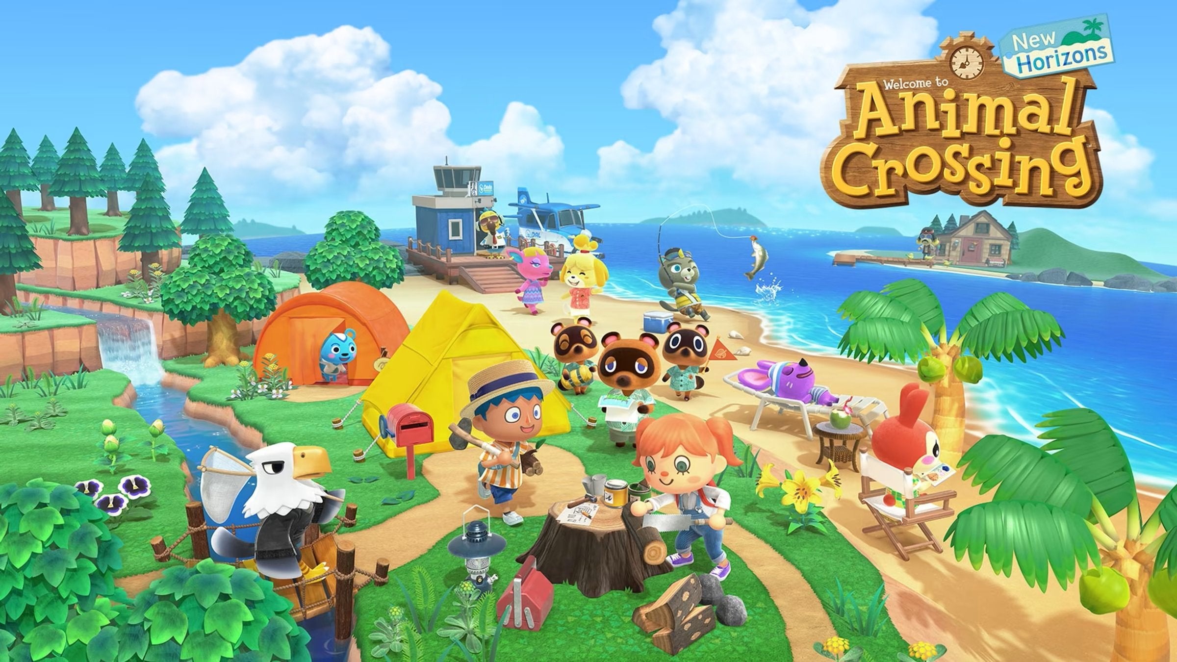 Nintendo Switch Lite Animal Crossing: New Horizons Timmy & Tommy Aloha Edition + 12 months Nintendo Switch Online - flash vidéo