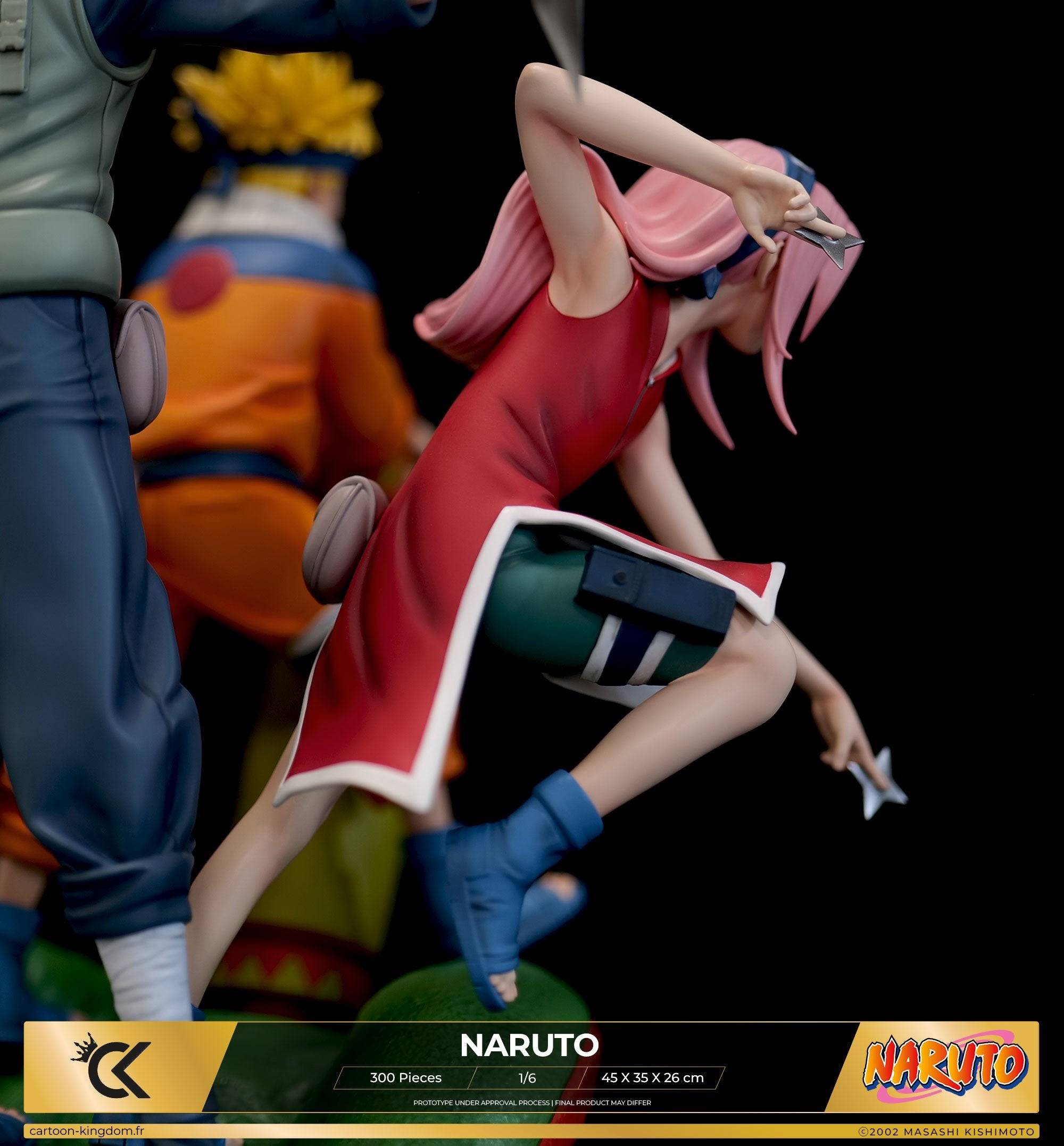 Cartoon Kingdom - 1:6 Statues - Naruto "Team 7" Statue 45cm - flash vidéo