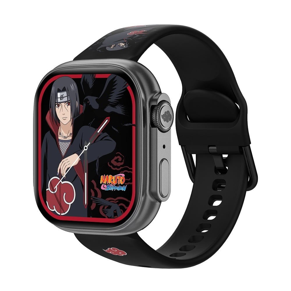 Abyx Fit - Touch 5 - Montre connectée Naruto Shippuden - Itachi Uchiwa - Gris spatial - flash vidéo