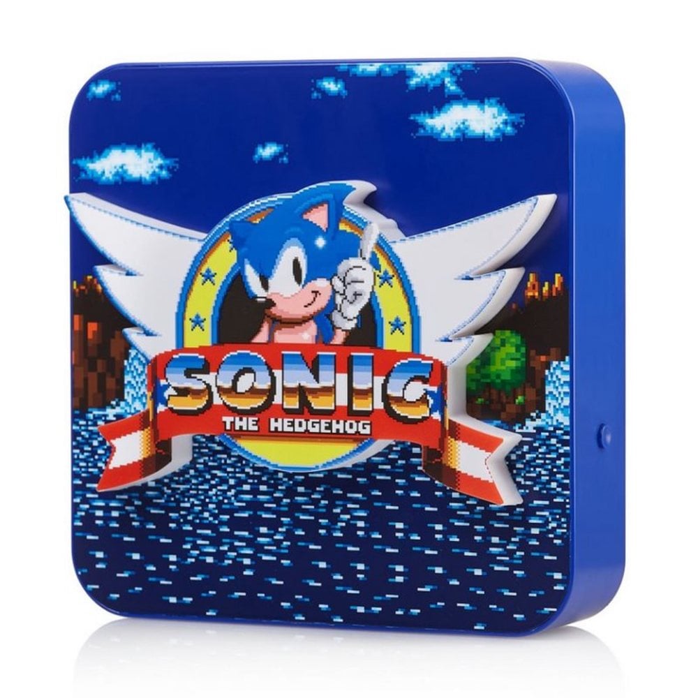 SEGA - Lampe de bureau / Applique murale 3D Sonic the Hedgehog - flash vidéo