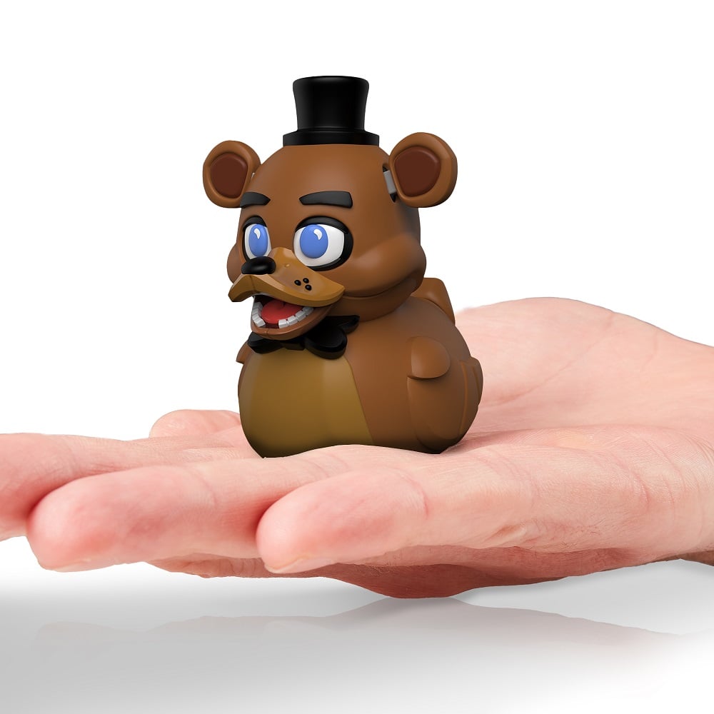Numskull - Mini TUBBZ Canard de bain - Five Nights at Freddy's - Freddy (Édition baignoire) - 8cm - flash vidéo
