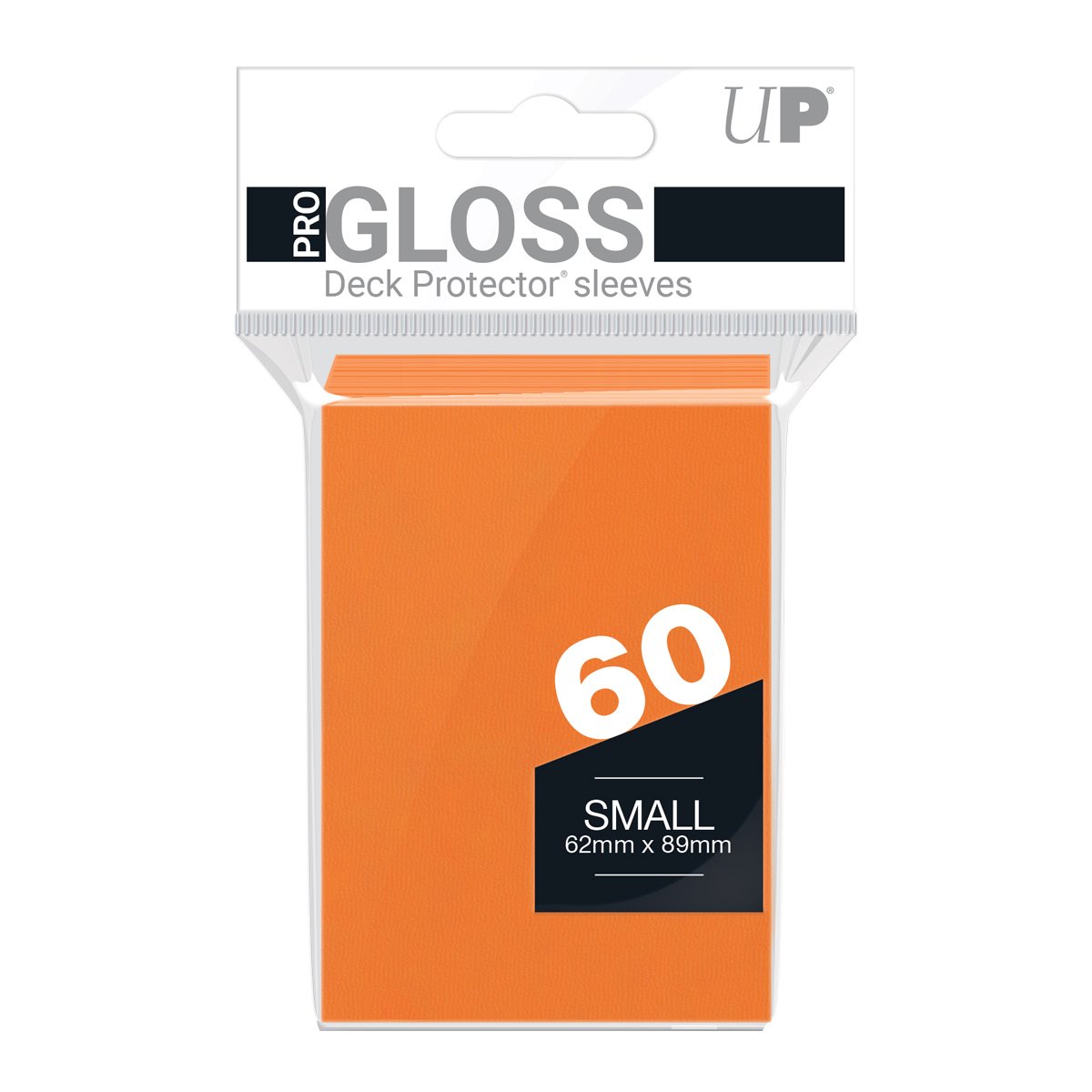 Ultra Pro - PRO-Gloss Sachet de 60 protèges cartes petit format Orange (62 x 89 mm) - flash vidéo