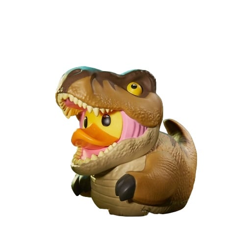 Best of TUBBZ Boîte Canard de bain - Jurassic Park - T-Rex - 9cm - flash vidéo
