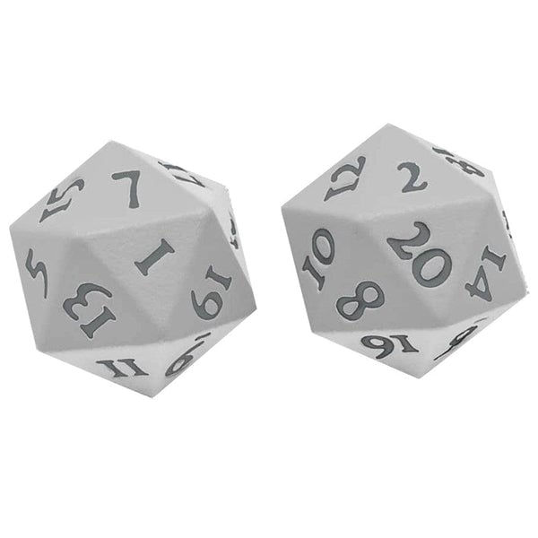 Ultra Pro - Vivid Heavy Metal D20 : Blanc - flash vidéo