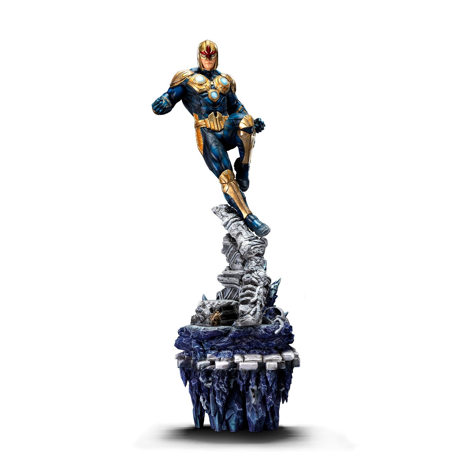 Iron Studios - Deluxe Art Scale 1/10 - Marvel - Nova Statue 41cm - flash vidéo