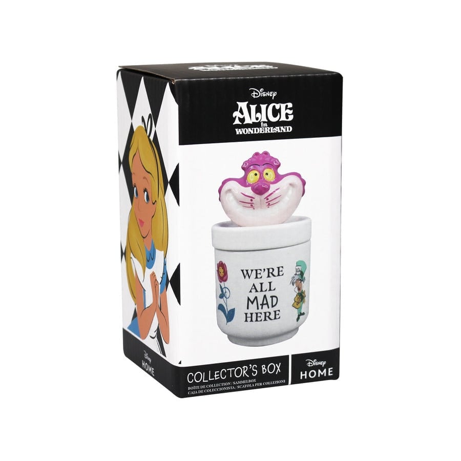 Disney - Boîte de rangement de collection en céramique Alice au pays des merveilles "Le chat du Cheshire" - flash vidéo
