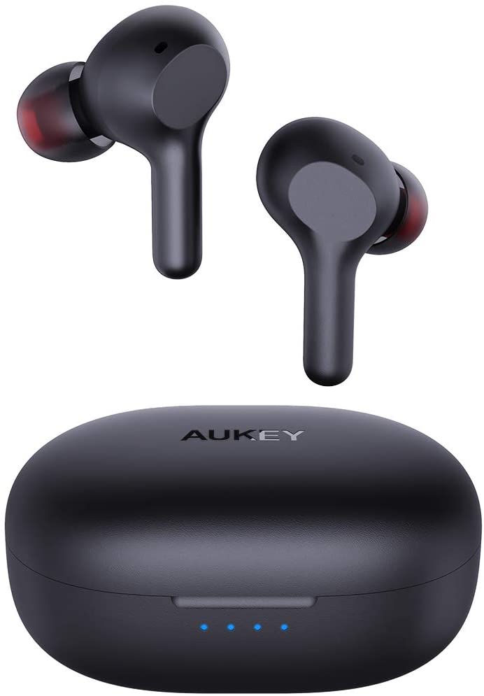 Aukey - Écouteurs sans fil connectés ultra-compacts EP-T25 - flash vidéo