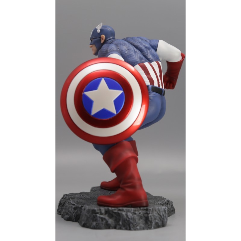 Marvel - Statue de Captain America Civil War 20cm - flash vidéo