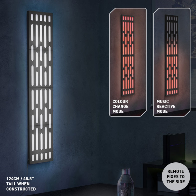 Star Wars - Lampe murale lumineux Étoile de la mort - flash vidéo