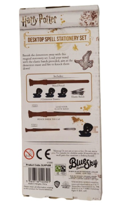 Harry Potter - Crayon Baguette Tireur avec Gomme - flash vidéo