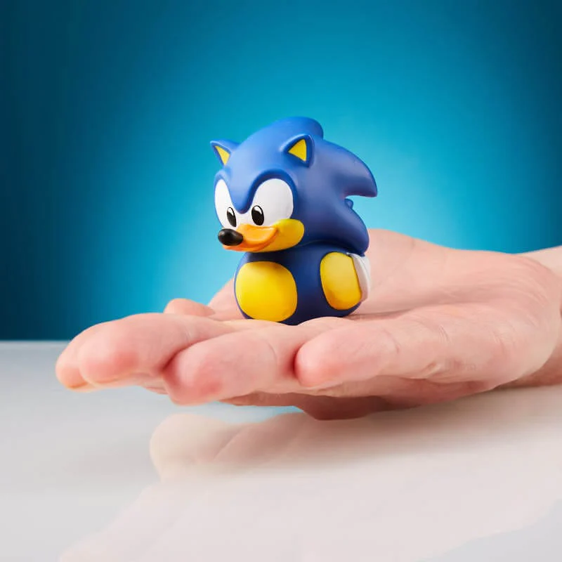 Numskull - Mini TUBBZ Canard de bain - Sonic le Hérisson - Sonic (Édition baignoire) - flash vidéo