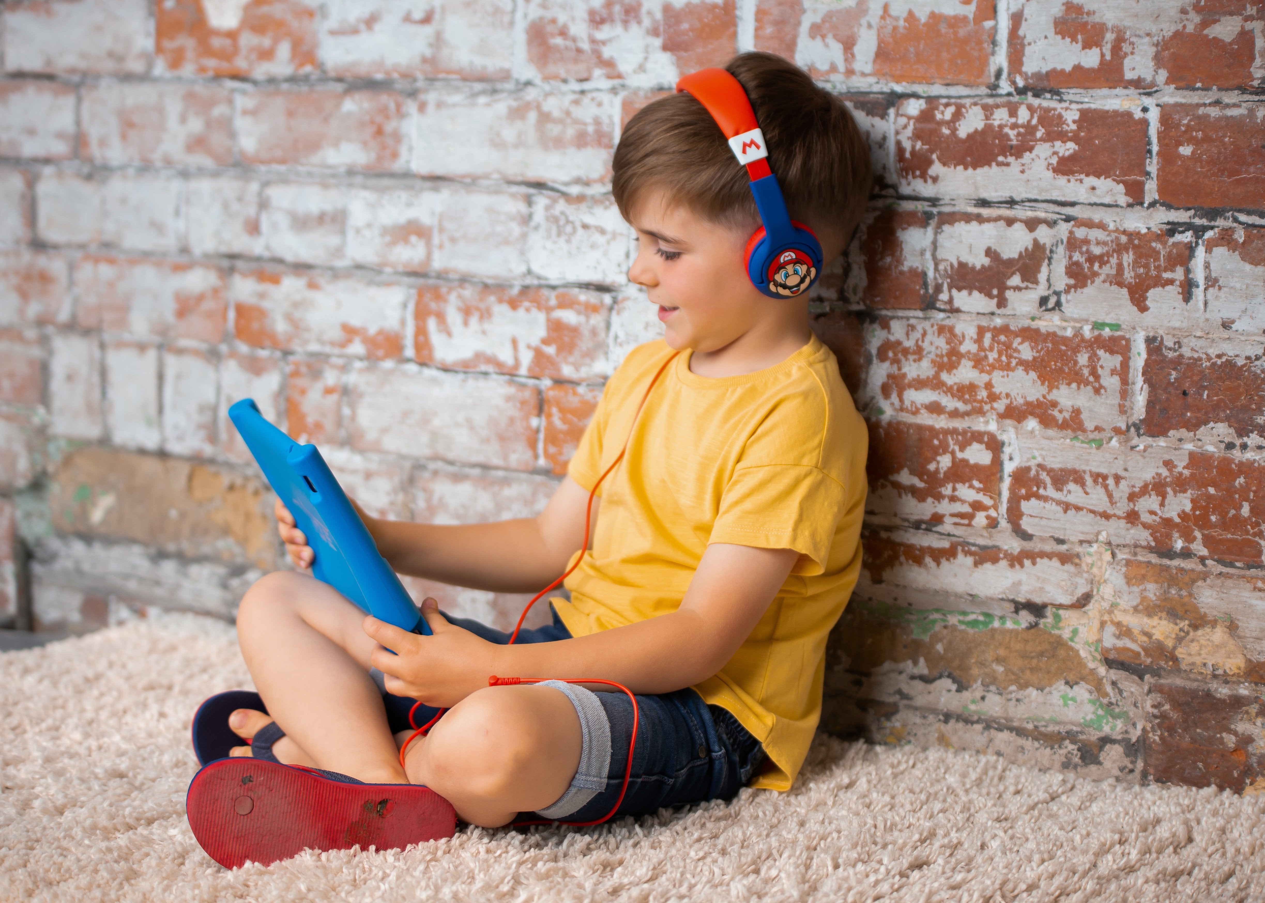 Super Mario - Casque audio Mario pour enfants - flash vidéo