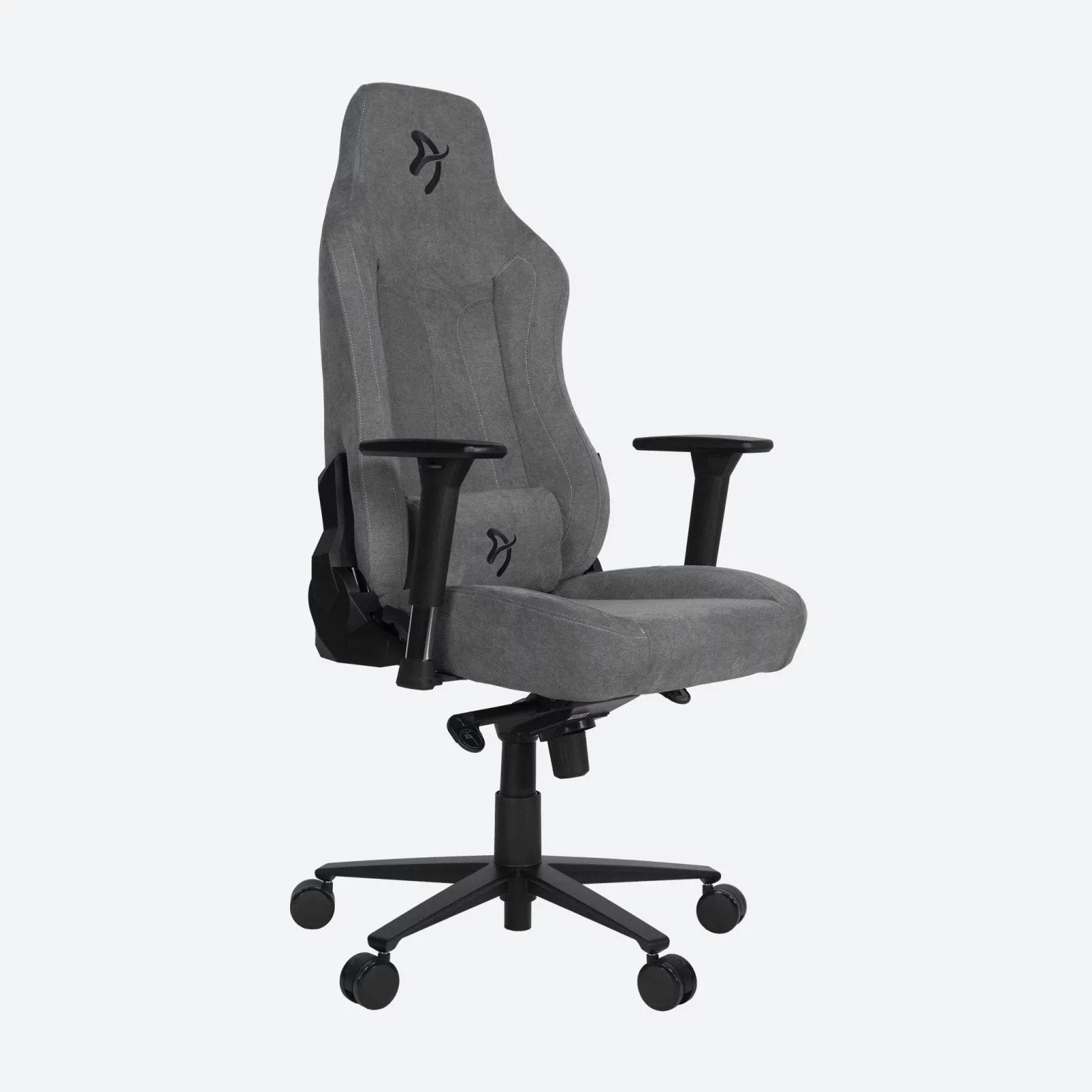 Arozzi Vernazza - Chaise Gaming en tissu souple - Cendre - flash vidéo