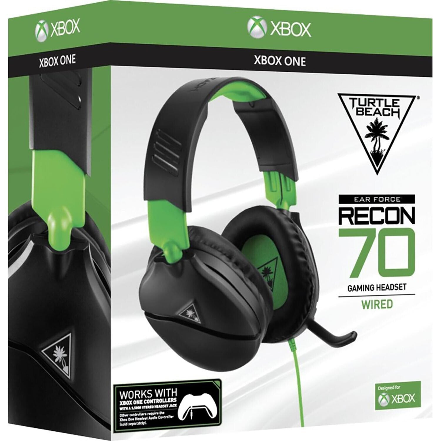 Turtle Beach - Casque de jeu filaire Recon 70X Noir pour Xbox Series X|S, Xbox One, PS5, PS4, Switch et Mobile - flash vidéo