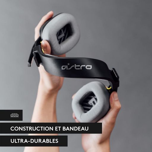 Astro - Casque de jeu filaire A10 Gen 2 Noir pour PC/Mac, PS5, Xbox Series X|S, Switch et Mobile - flash vidéo