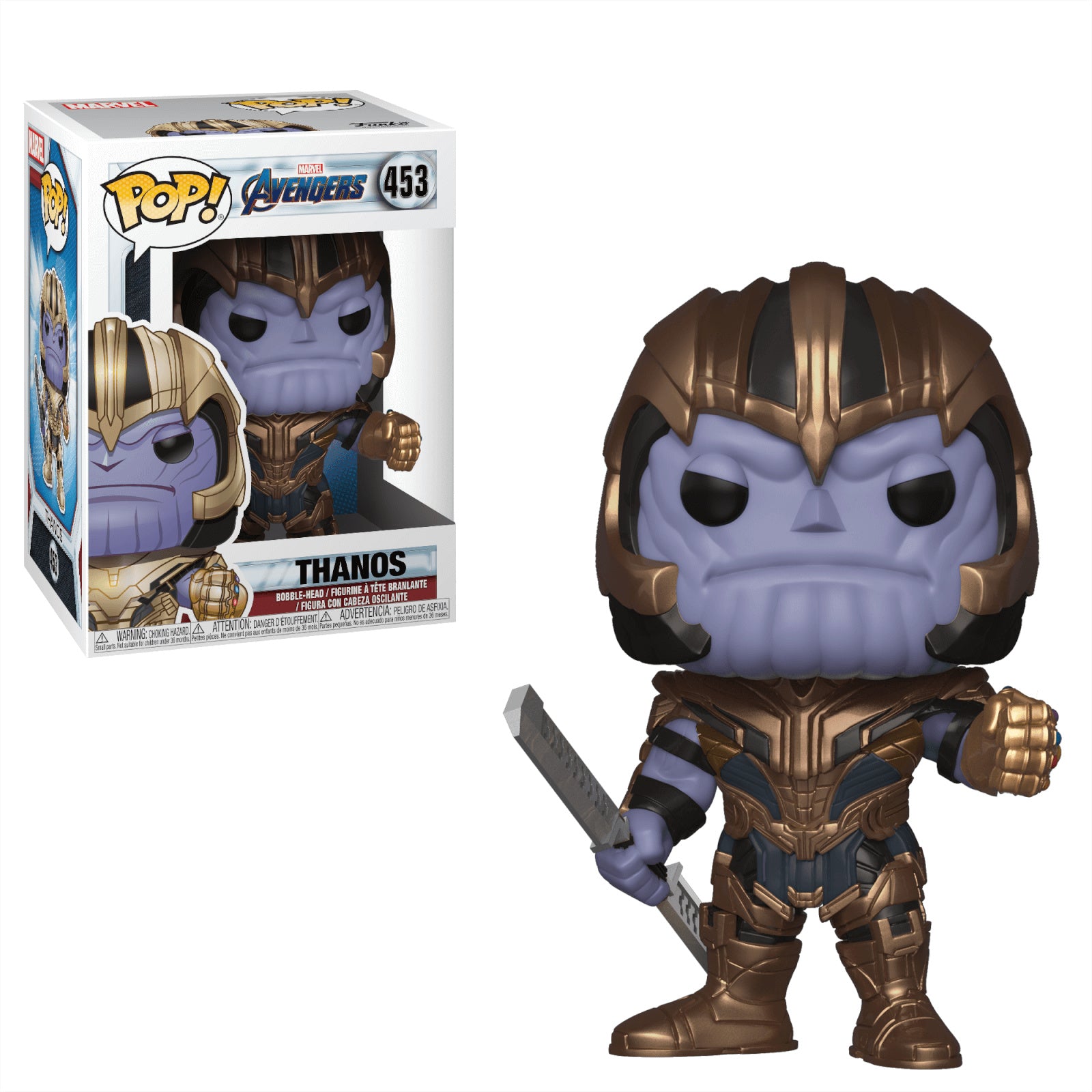Funko Pop! Avengers Endgame Thanos - flash vidéo