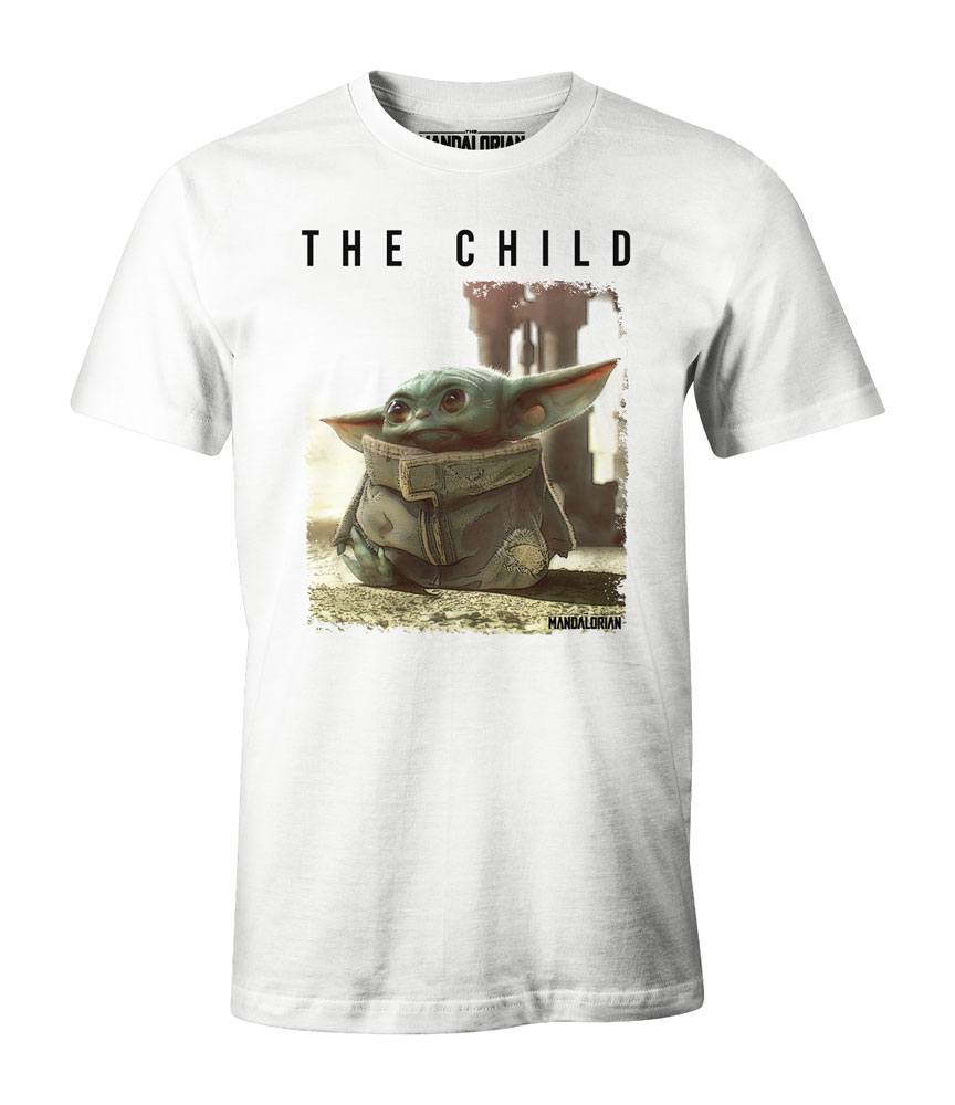 The Mandalorian - Logo The Child White T-Shirt XL - flash vidéo