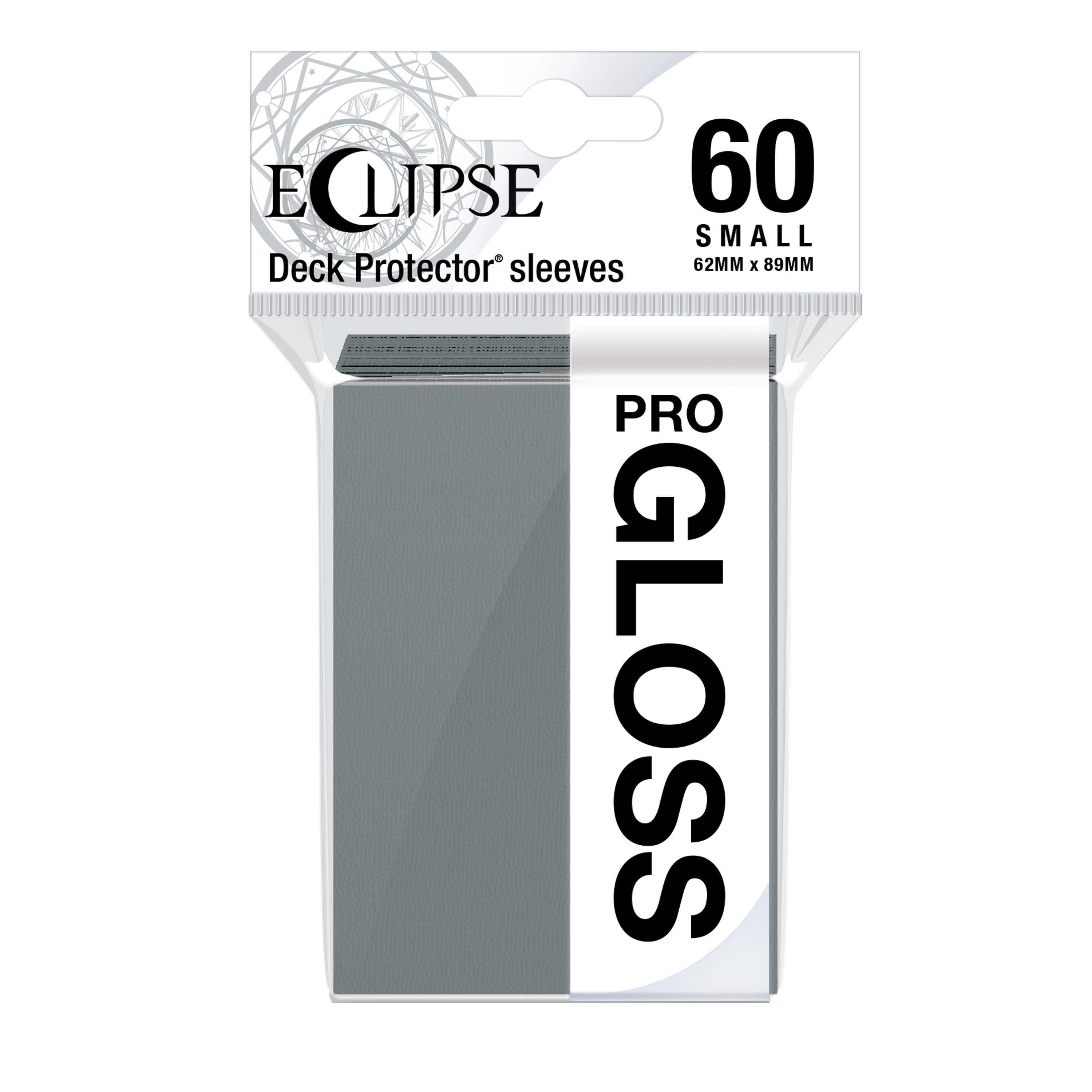 Ultra Pro - Eclipse Gloss Sachet de 60 protèges cartes petit format Gris Fumée (62 x 89 mm) - flash vidéo