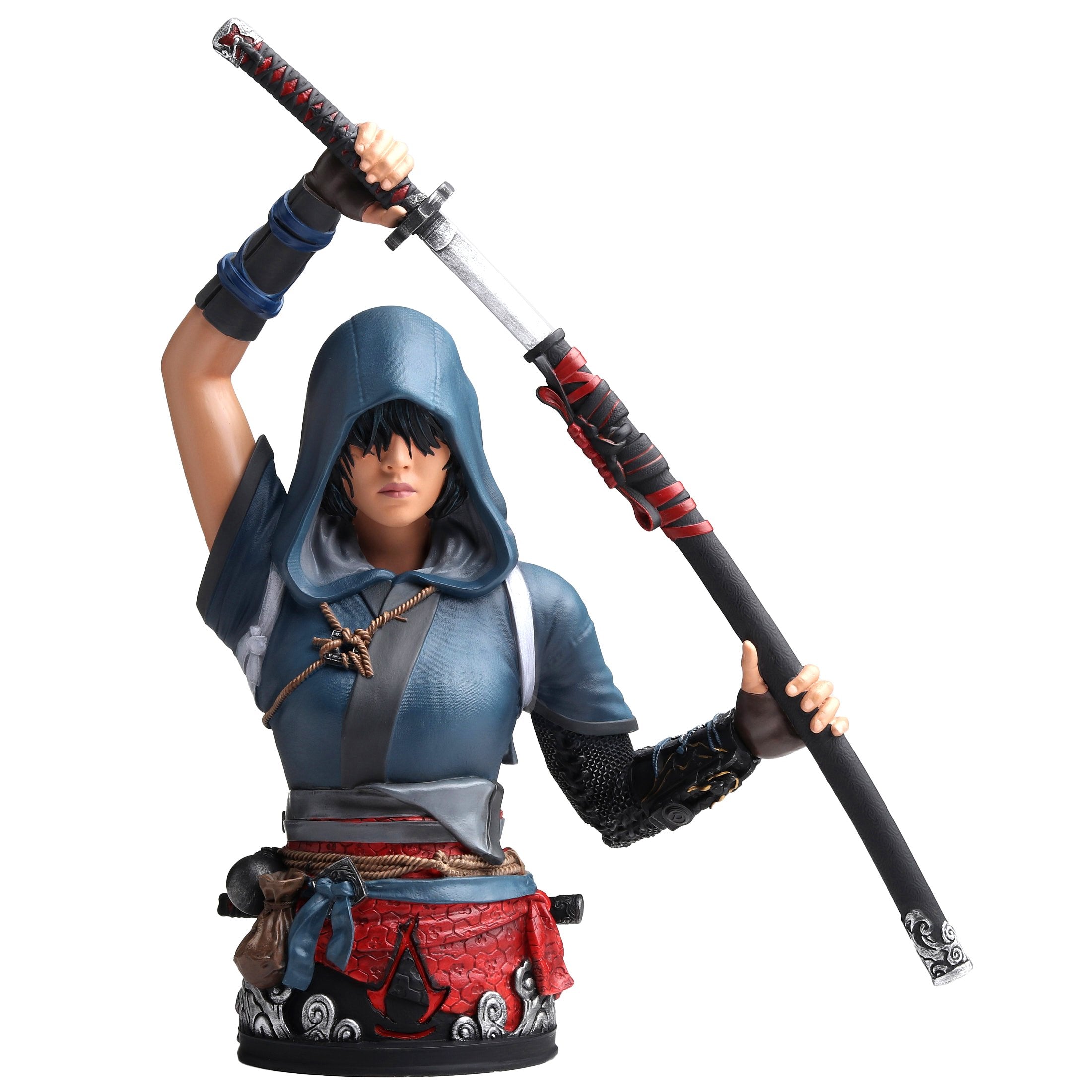 Nemesis Now - Assassin's Creed Shadow - Buste de Naoe 30cm - flash vidéo