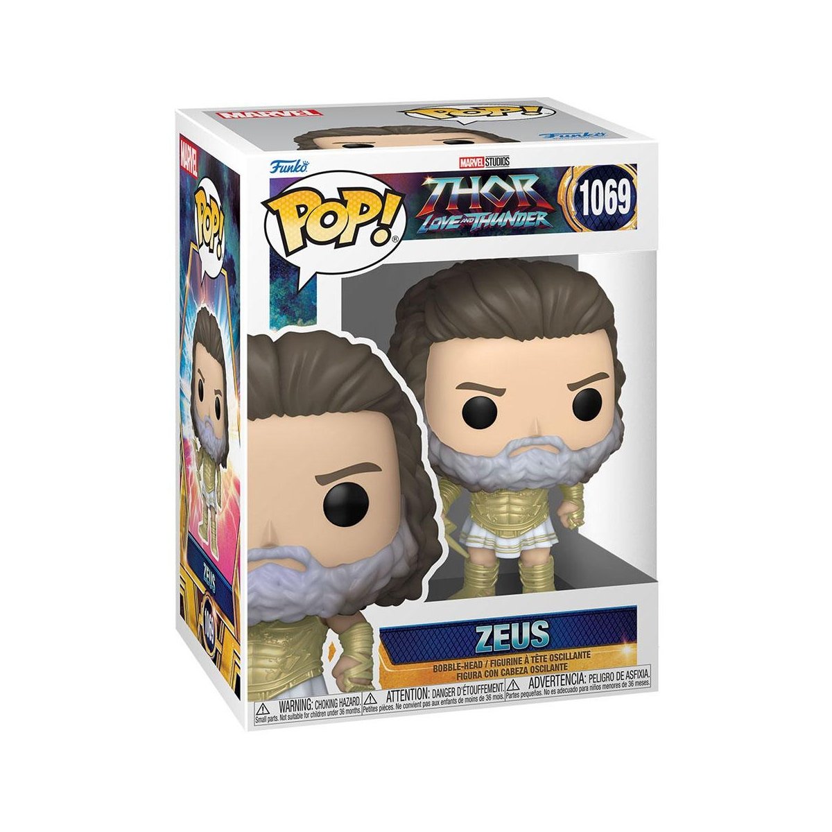 Funko Pop! Marvel: Thor: Love and Thunder - Zeus ENG Merchandising - flash vidéo