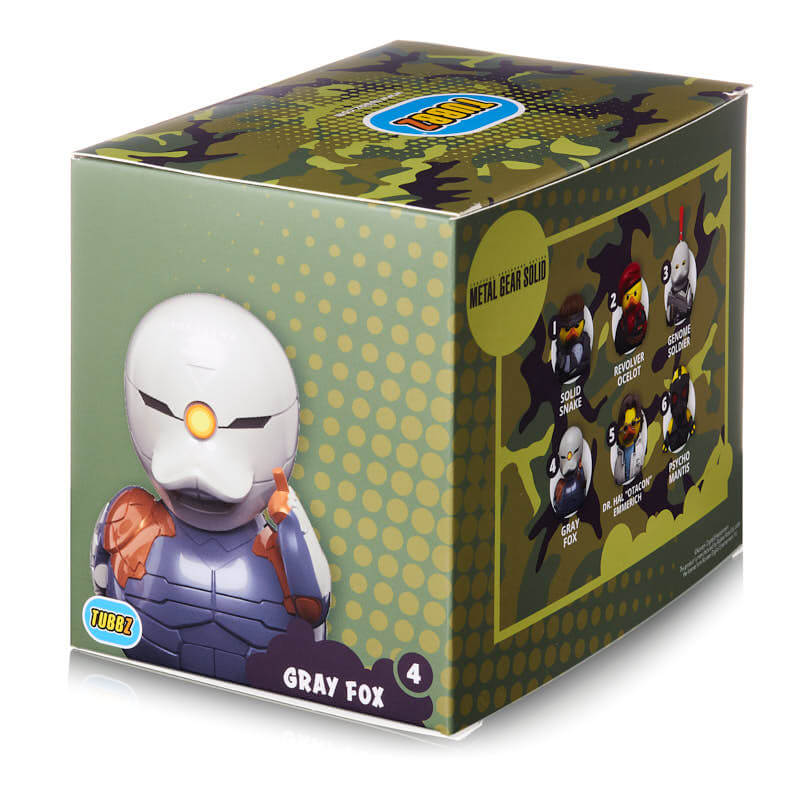 TUBBZ Canard de bain à collectionner - Metal Gear Solid - Gray Fox (Édition standard) - flash vidéo