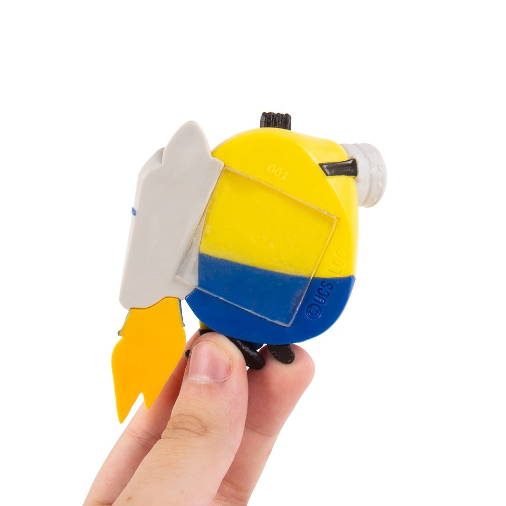 Minions - Figurines murales de Stuart et Otto en vinyle avec décors - flash vidéo