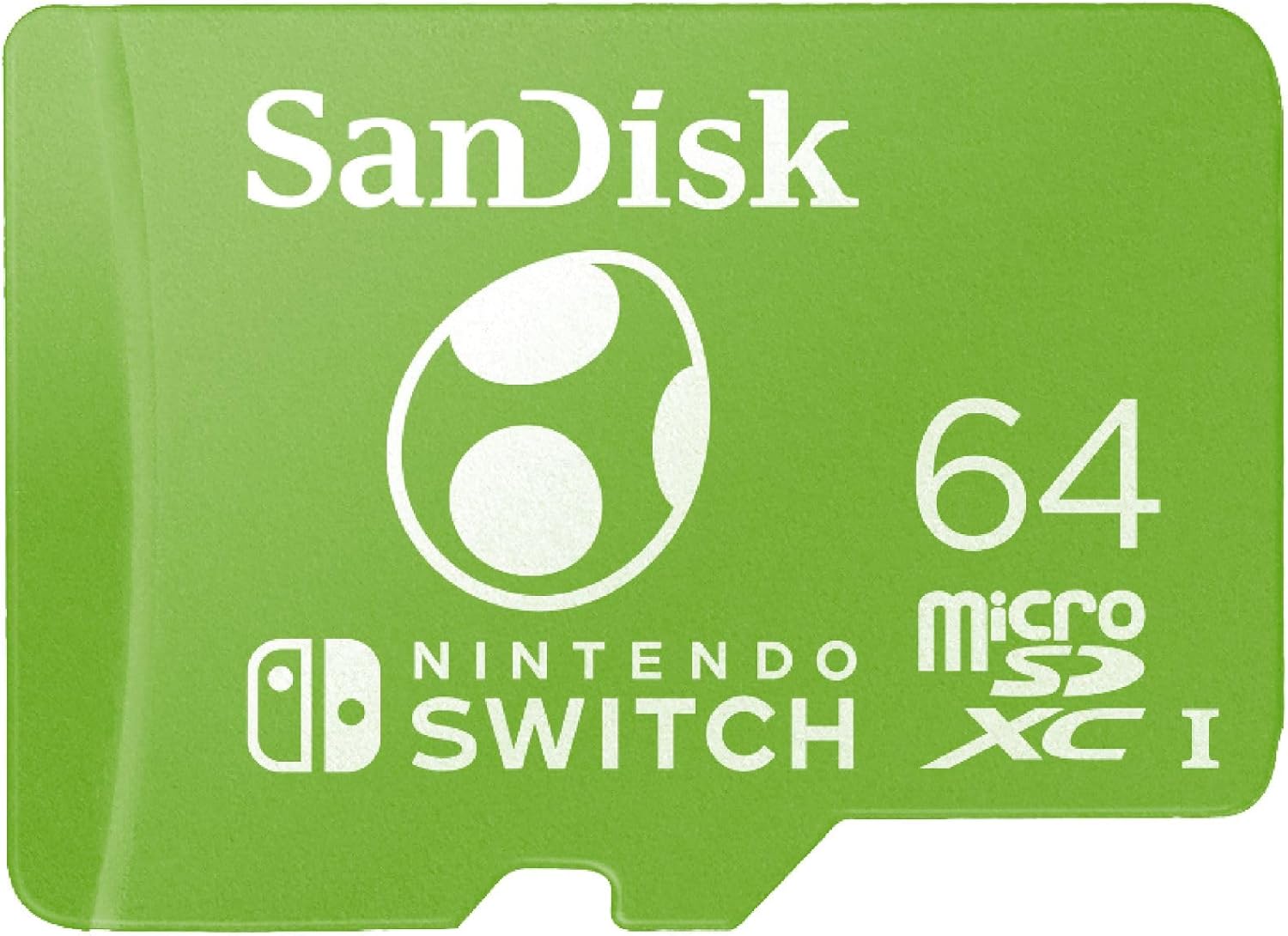 SanDisk - Carte mémoire microSDXC UHS-I 64 Go Edition Yoshi pour Nintendo Switch, Switch Lite et Switch OLED - flash vidéo