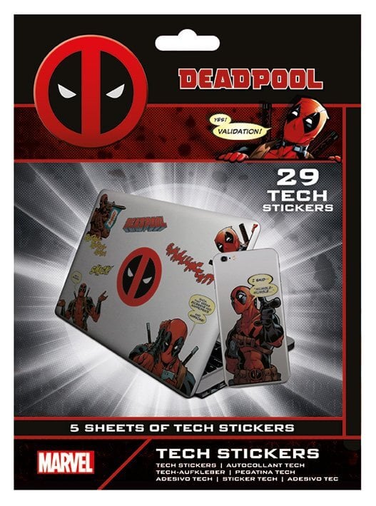 Marvel - Pack d'Autocollant Deadpool - flash vidéo