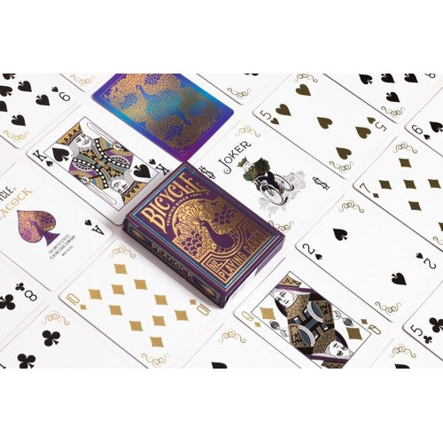 Bicycle - Carte de jeu Standard 56 pièce(s) Purple Peacock - flash vidéo