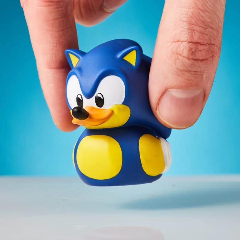 Numskull - Mini TUBBZ Canard de bain - Sonic le Hérisson - Sonic (Édition baignoire) - flash vidéo