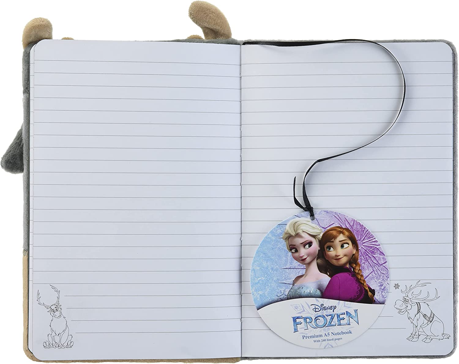 La Reine des Neiges - Bébé Sven Couverture en Poils Cahier Premium A5 - flash vidéo